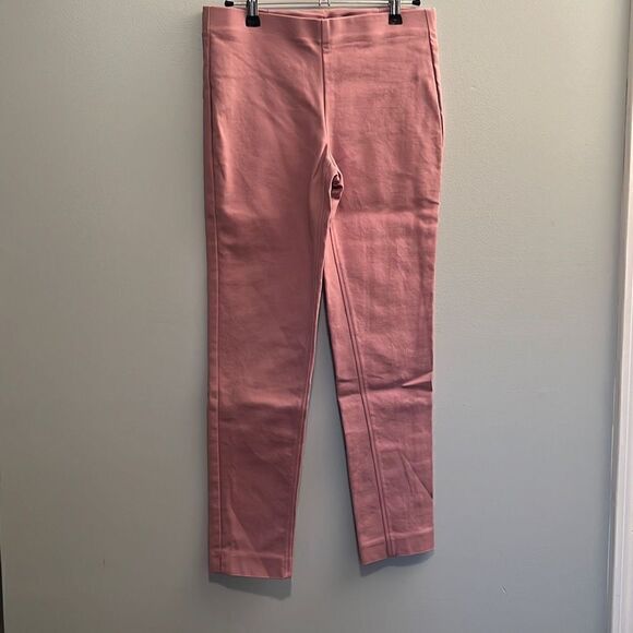 Crosby Women's Rose Pink Elastic Waist Pull On Stretch Ankle Pants - Picture 1 of 6